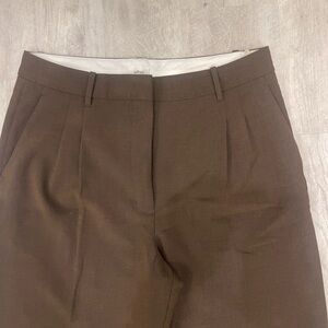 Wilfred Dark Heather Brown Effortless Pant